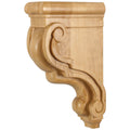 Hardware Resources Scrolled Corbel White Birch 5" Length 3" Width