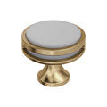 Amerock Oberon Knob 1-3/8" Diameter Champagne Bronze/Frosted Acrylic