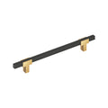 Amerock Urbanite Pull Champagne Bronze/Matte Black 12" Center to Center