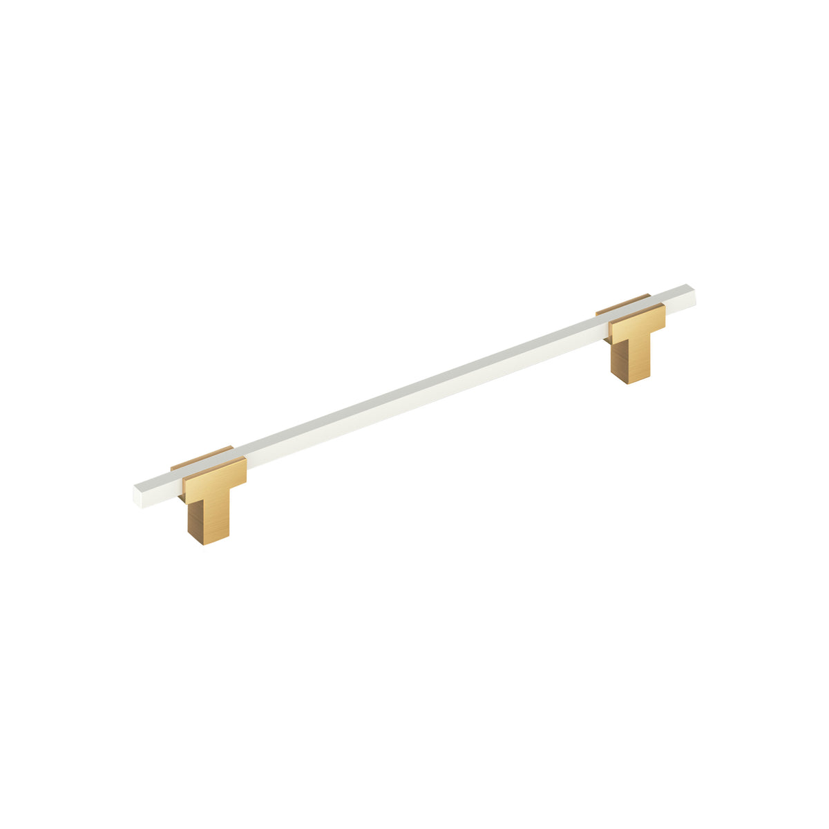 Amerock Urbanite Pull Champagne Bronze/White 8-13/16 in. Center-to-Center