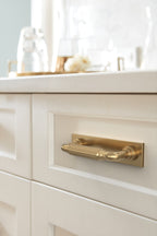 Amerock Ladera Backplate 3" Center To Center, Champagne Bronze