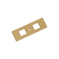 Amerock Medora Backplate For Knob 3-11/16" Length, Champagne Bronze