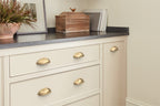Amerock Ravino Cup Pull 3" Center-to-Center, Champagne Bronze