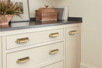 Amerock Haven Cup Pull 3 3-3/4" Center To Center, Champagne Bronze