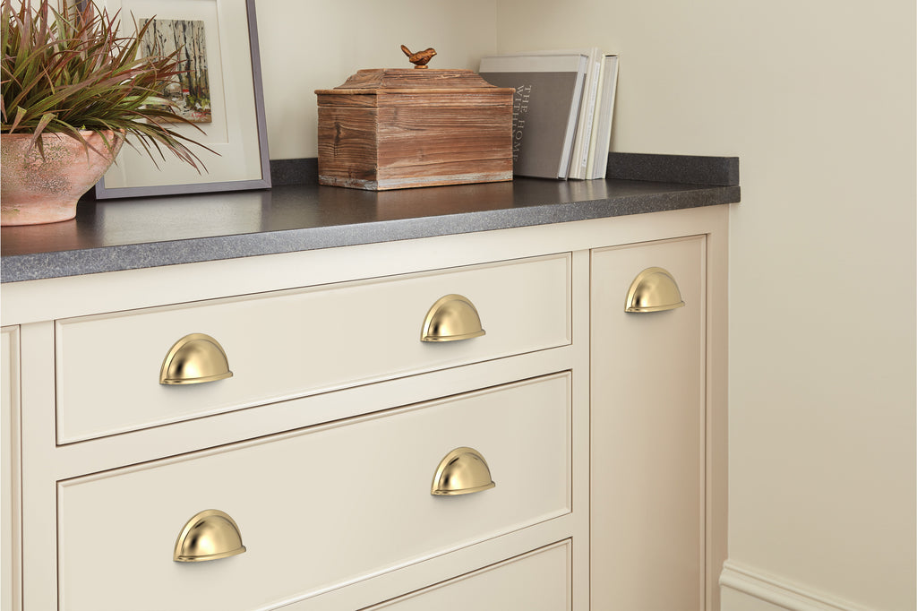 Amerock Cup Pull Champagne Bronze 3" Center to Center