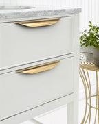 Amerock Current Pull  Champagne Bronze 6-5/16" Center to Center