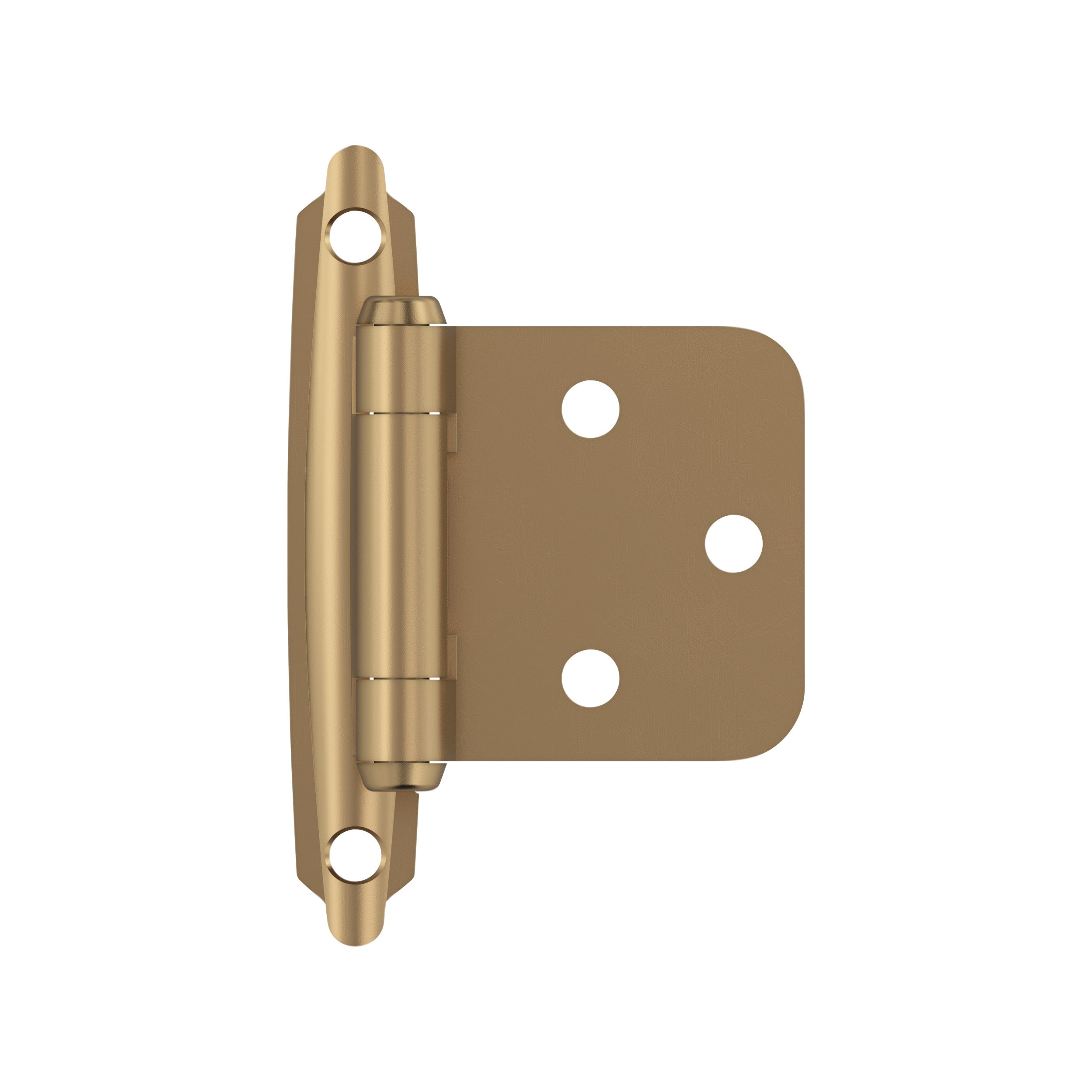 Amerock Self-Closing Hinge Variable Overlay Face Mount, Champagne Bronze