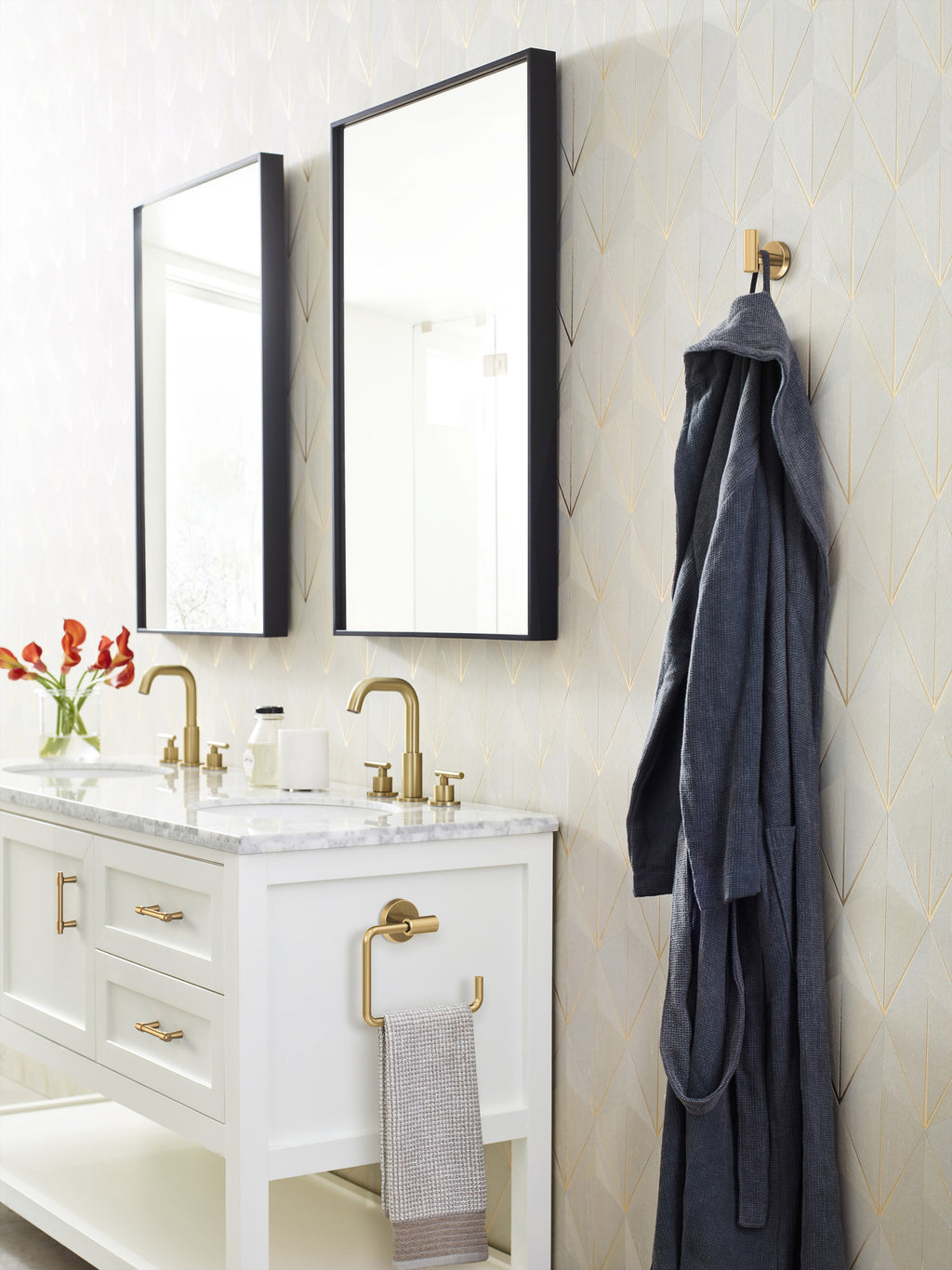 Amerock Destine Pull  Champagne Bronze 3" Center to Center