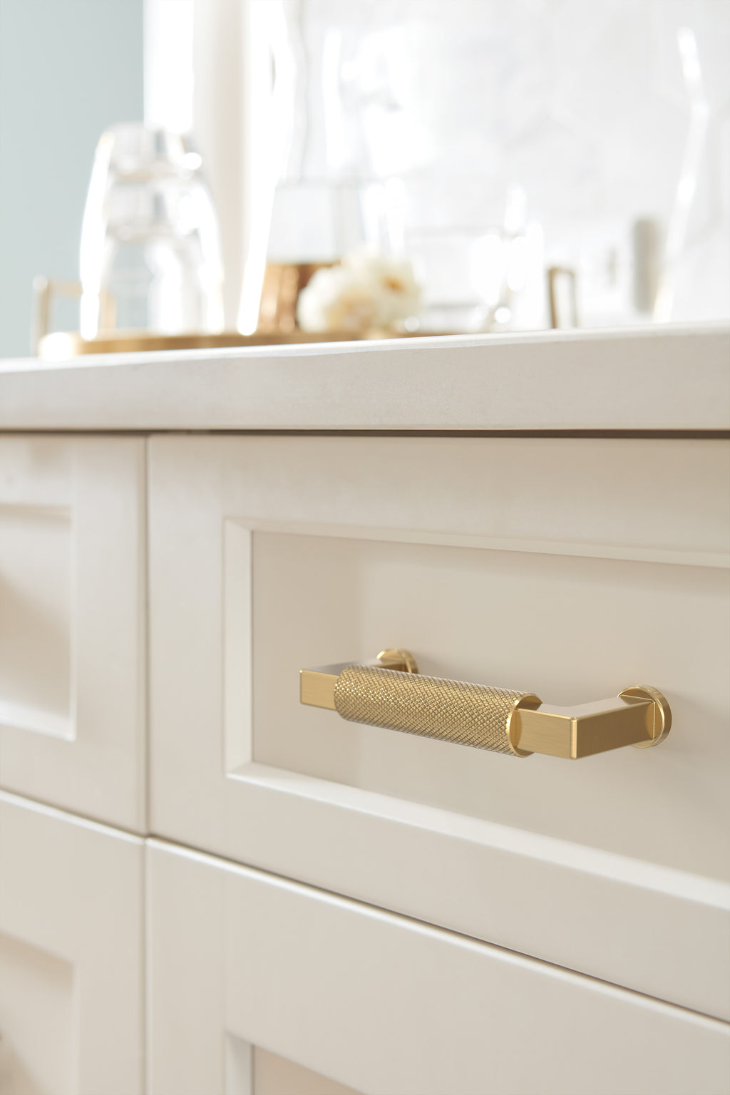 Amerock Balata Pull 3" Center To Center, Champagne Bronze