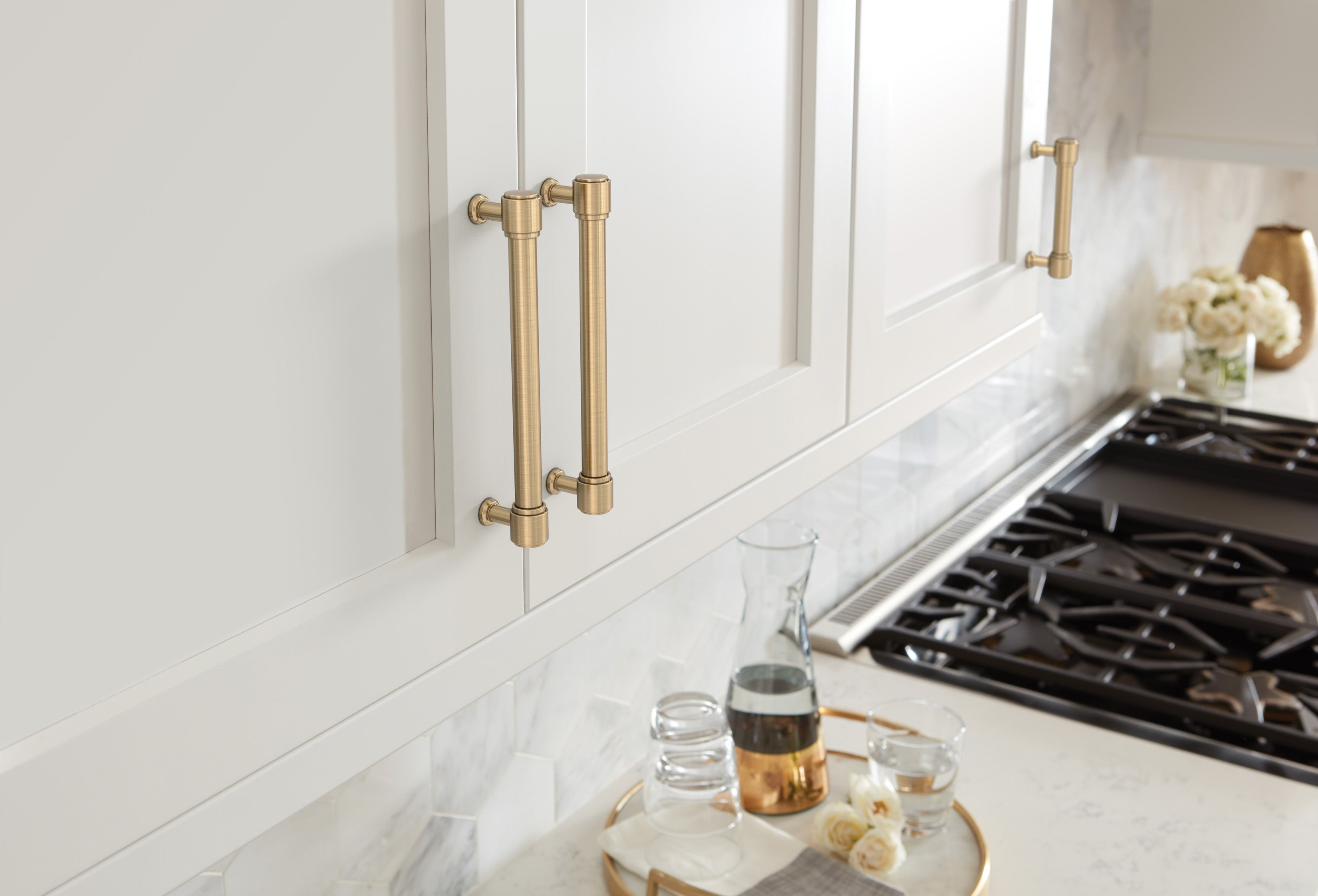 Amerock Faircrest Pull 6-5/16" Center To Center, Champagne Bronze