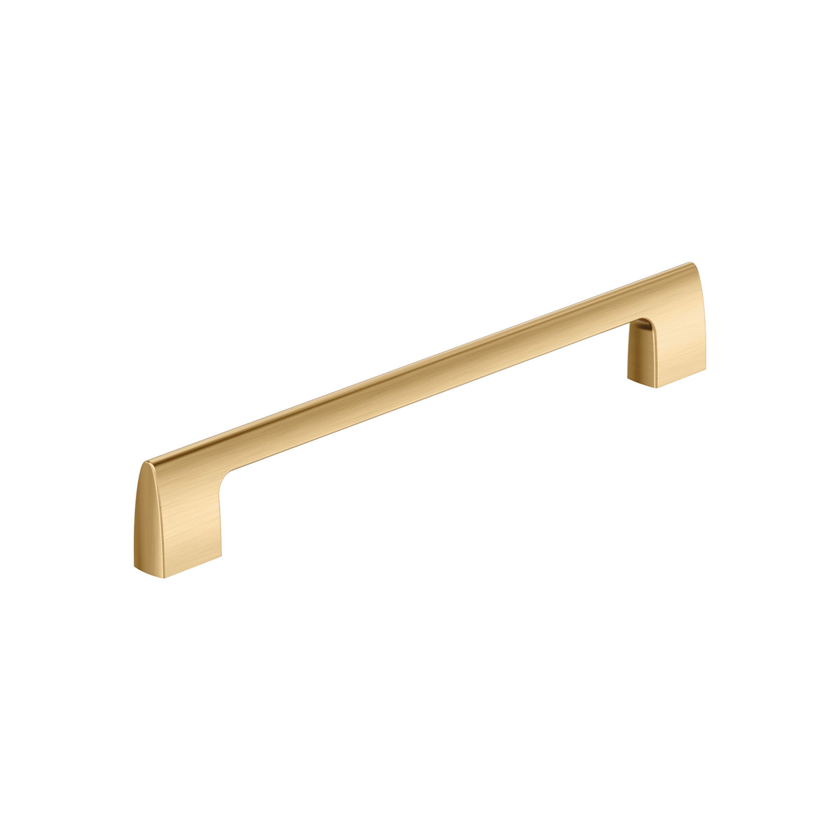 Amerock Riva Pull Champagne Bronze 8-13/16 in. Center-to-Center