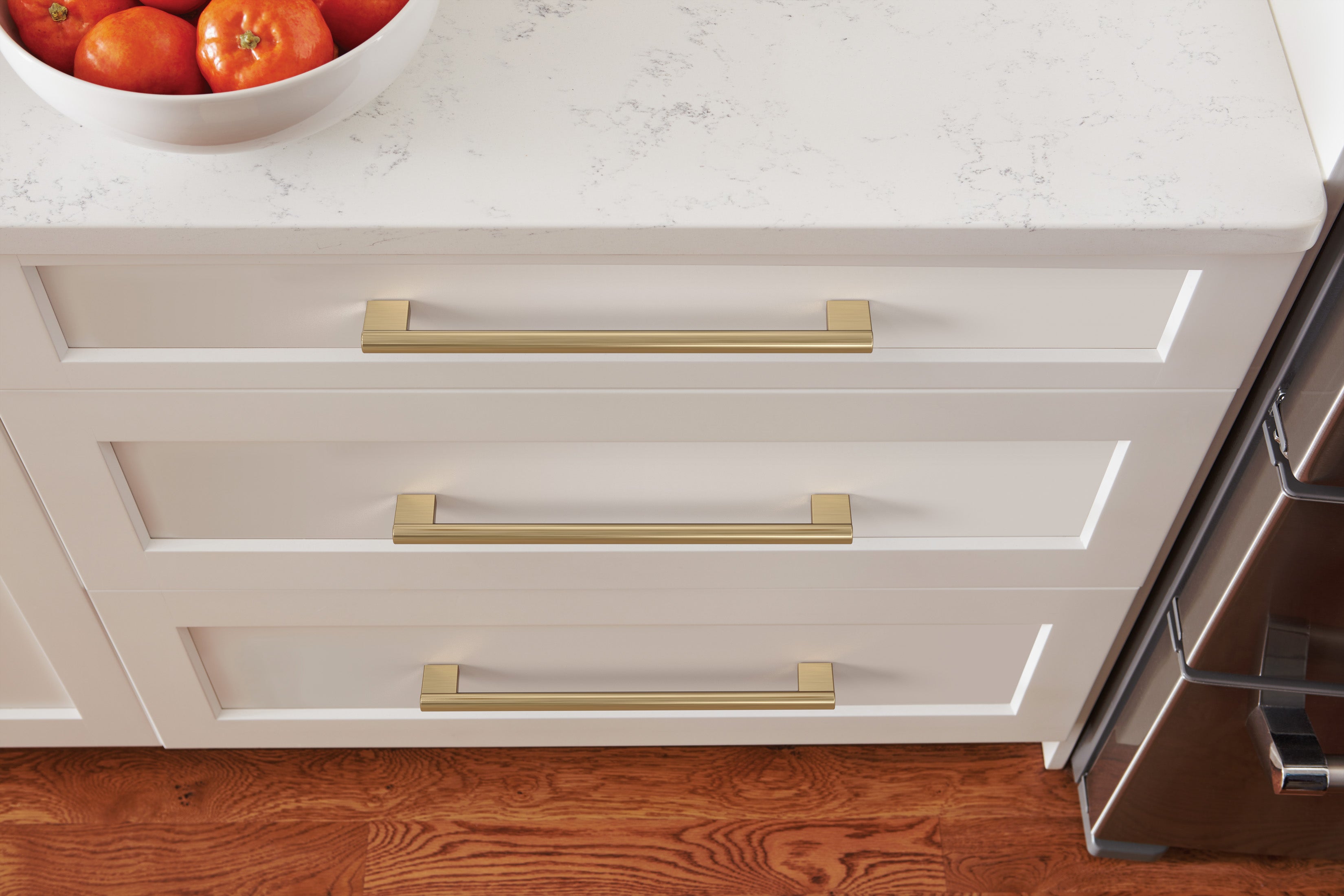 Amerock Versa Pull Champagne Bronze 10-1/16" Center to Center
