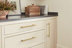 Amerock Bar Pull 7" Center To Center Champagne Bronze