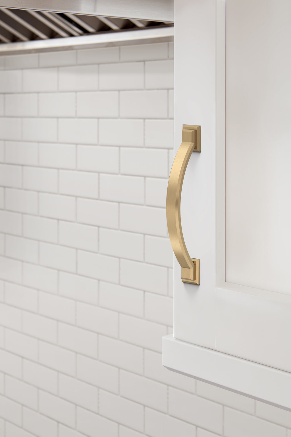 Amerock Sheffield Pull Champagne Bronze 3-3/4" Center to Center