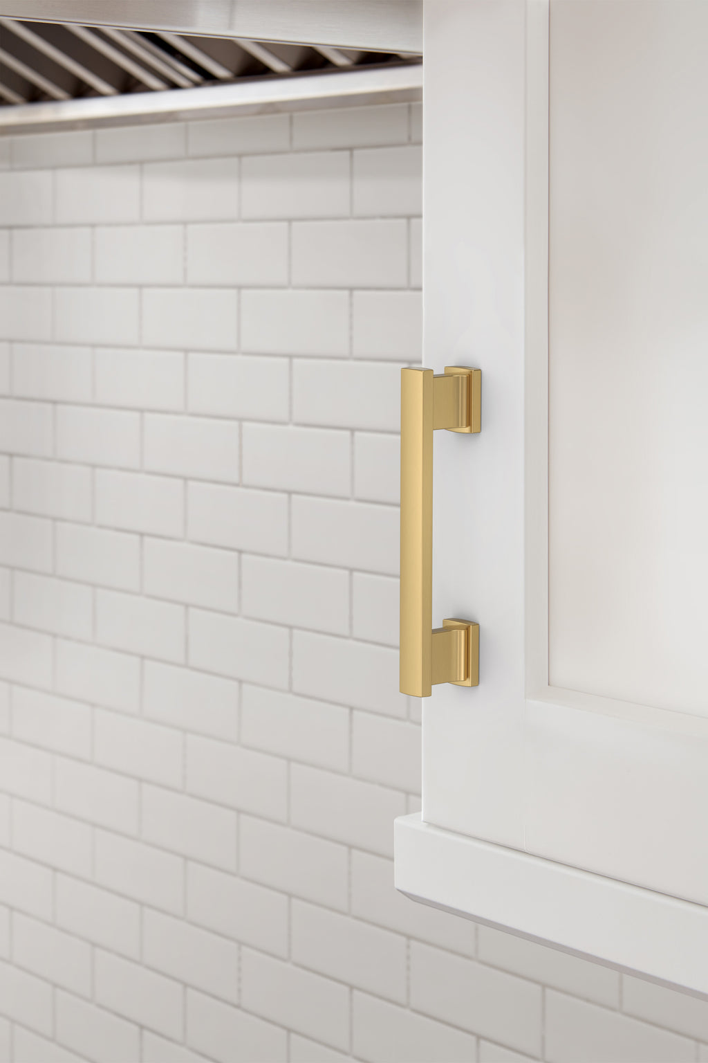 Amerock Triomphe Pull Champagne Bronze 3-3/4" Center to Center
