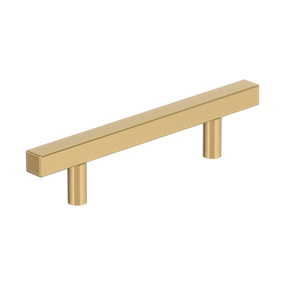 Amerock Bar Square Pull Champagne Bronze 3-3/4 in. Center-to-Center