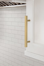Amerock Bar Square Pull  Champagne Bronze 5-1/16" Center to Center