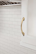 Amerock Vaile Pull Champagne Bronze 3-3/4" Center to Center