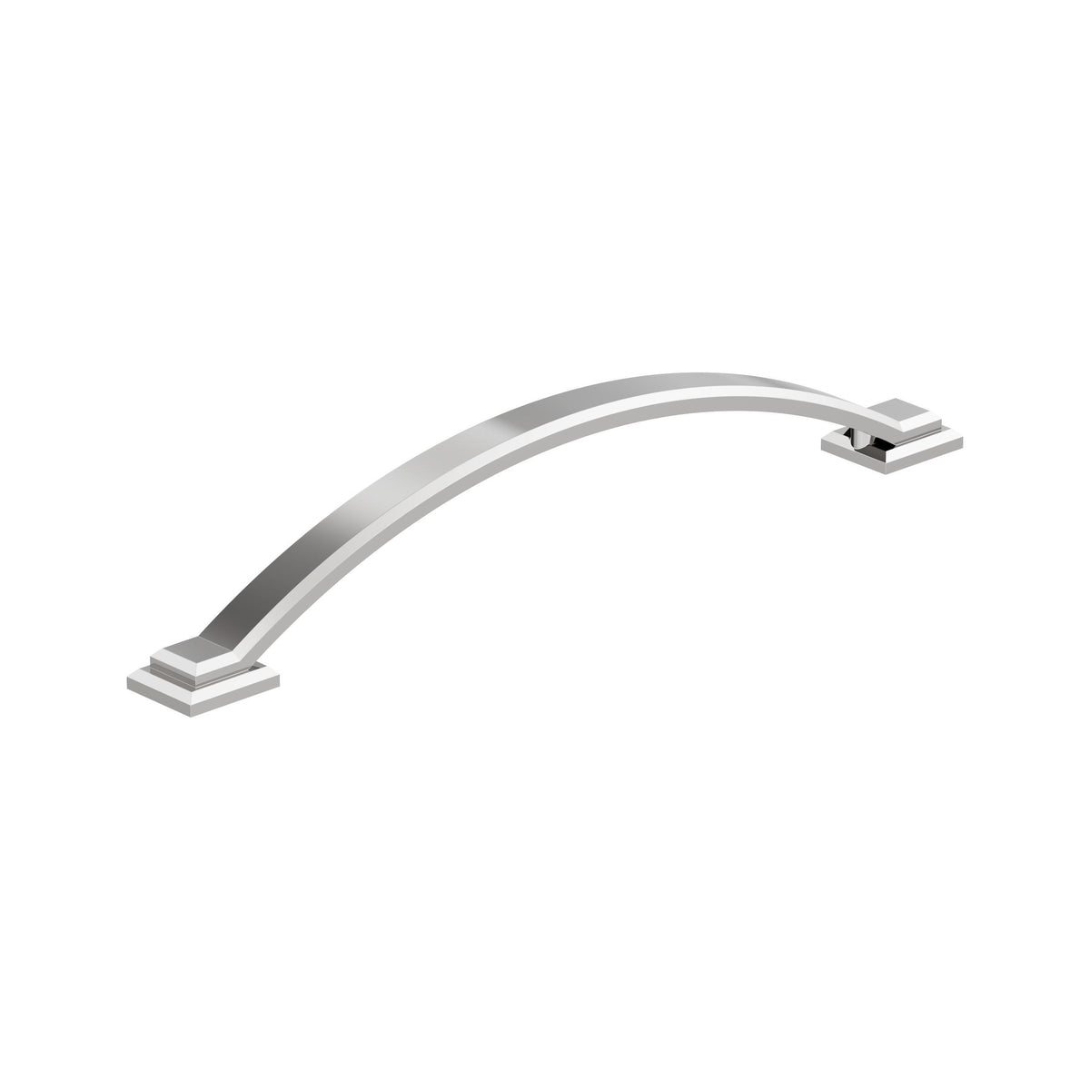 Amerock Sheffield Pull Polished Chrome 6-5/16 in. Center-to-Center