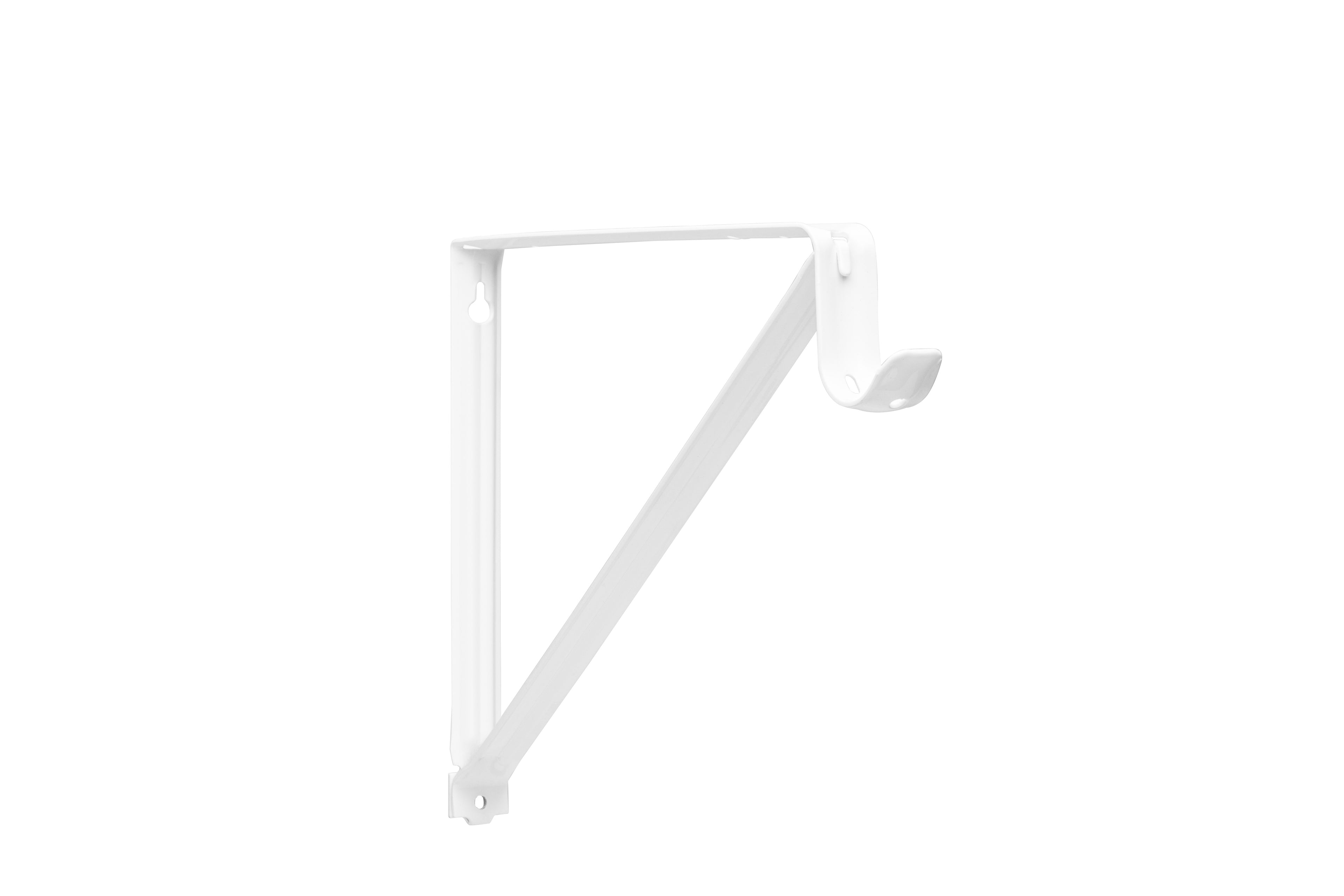Knap & Vogt Closet-Pro Heavy-Duty Shelf Rod Bracket 12"