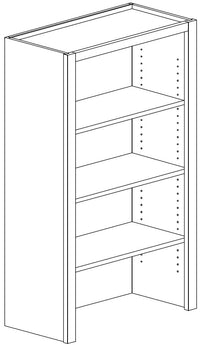 Desktop Bookcase 24 W X 54 H X 12 D - Teton Paint by Legend