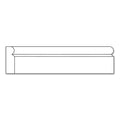 Medium Rectangular Rosette (Sold 2 per card), 3 1/2''w x 5 1/2''h x 3/4''d