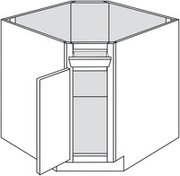 Diagonal Sink Base w\ tilt-out 36 W X 34-1\2 H X 36 D - Essex by JSI
