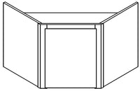 Diagonal Wall Garage Door 24 W X 18 H X 12 D - Rainier Paint by Legend