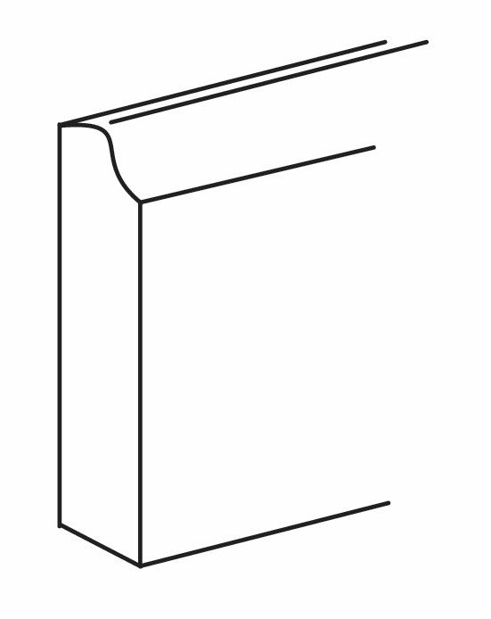 Traditional Furniture Base Moulding 5 H X 96 L X 3\4 Th - Rustic Denali Stain by Legend