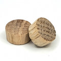 Wood Plug Flat Head 3/8" Diameter Oak, Multiples of 1000