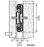 Fulterer Full Extension Slide With 1" Overtravel 12" Length