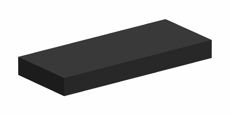 Floating Shelf Black Matte 30 W - Catalina by Fabuwood