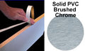 Fastedge Metallics PSA Roll, 250 foot, 5/16" Brushed Chrome