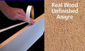 Fastedge Unfinished Wood 13/16" PSA Roll, 250 foot, Anigre