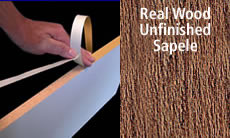 Fastedge Unfinished Wood 15/16" PSA Roll