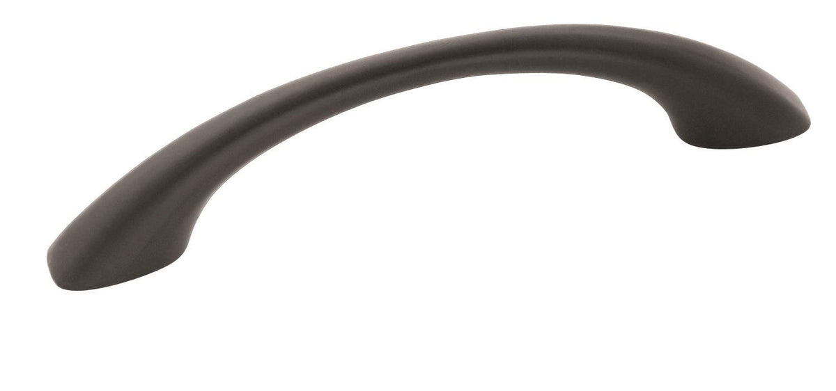 Amerock Vaile Pull Matte Black 3-3/4 in. Center-to-Center, Mattee Black