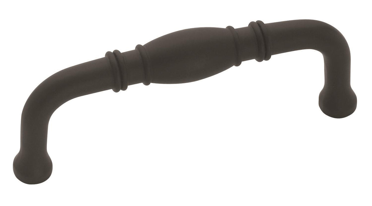 Amerock Granby Pull Matte Black 3 in. Center-to-Center