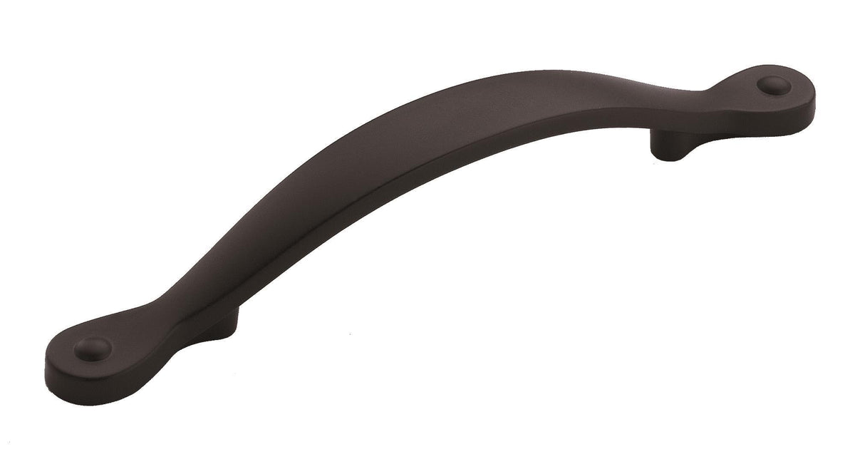 Amerock Inspirations Pull Matte Black 3-3/4 in. Center-to-Center