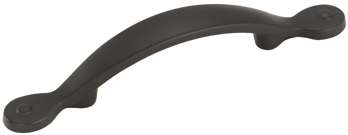 Amerock Inspirations Pull Matte Black 3 in. Center-to-Center