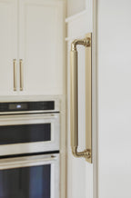 Amerock Ladera Backplate 12" Center To Center, Golden Champagne