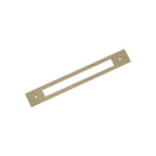 Amerock Medora Backplate 7-9/16" Center To Center, Golden Champagne