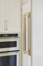 Amerock Medora Backplate 12" Center To Center, Golden Champagne