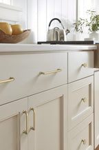 Amerock Factor Pull  Golden Champagne 3-3/4" Center to Center