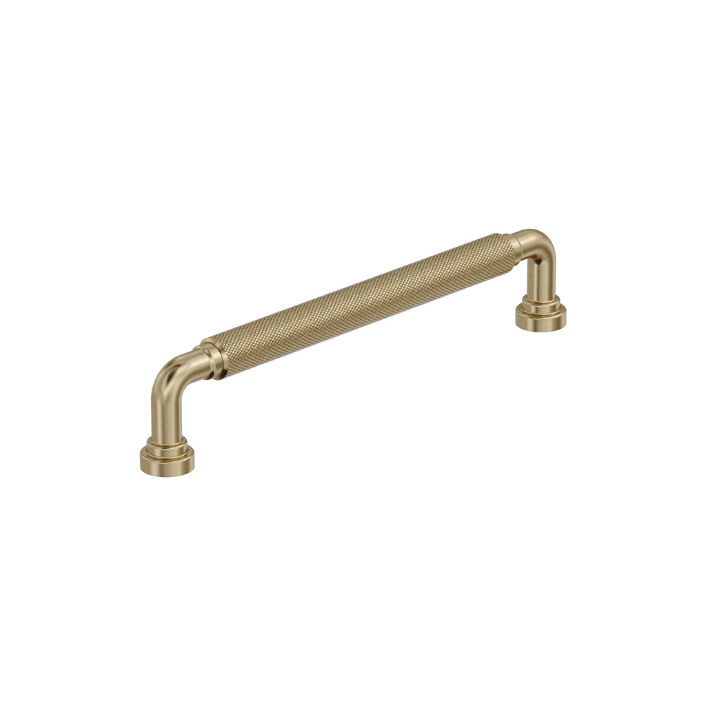 Amerock Collet Pull 6-5/16" Center To Center, Golden Champagne