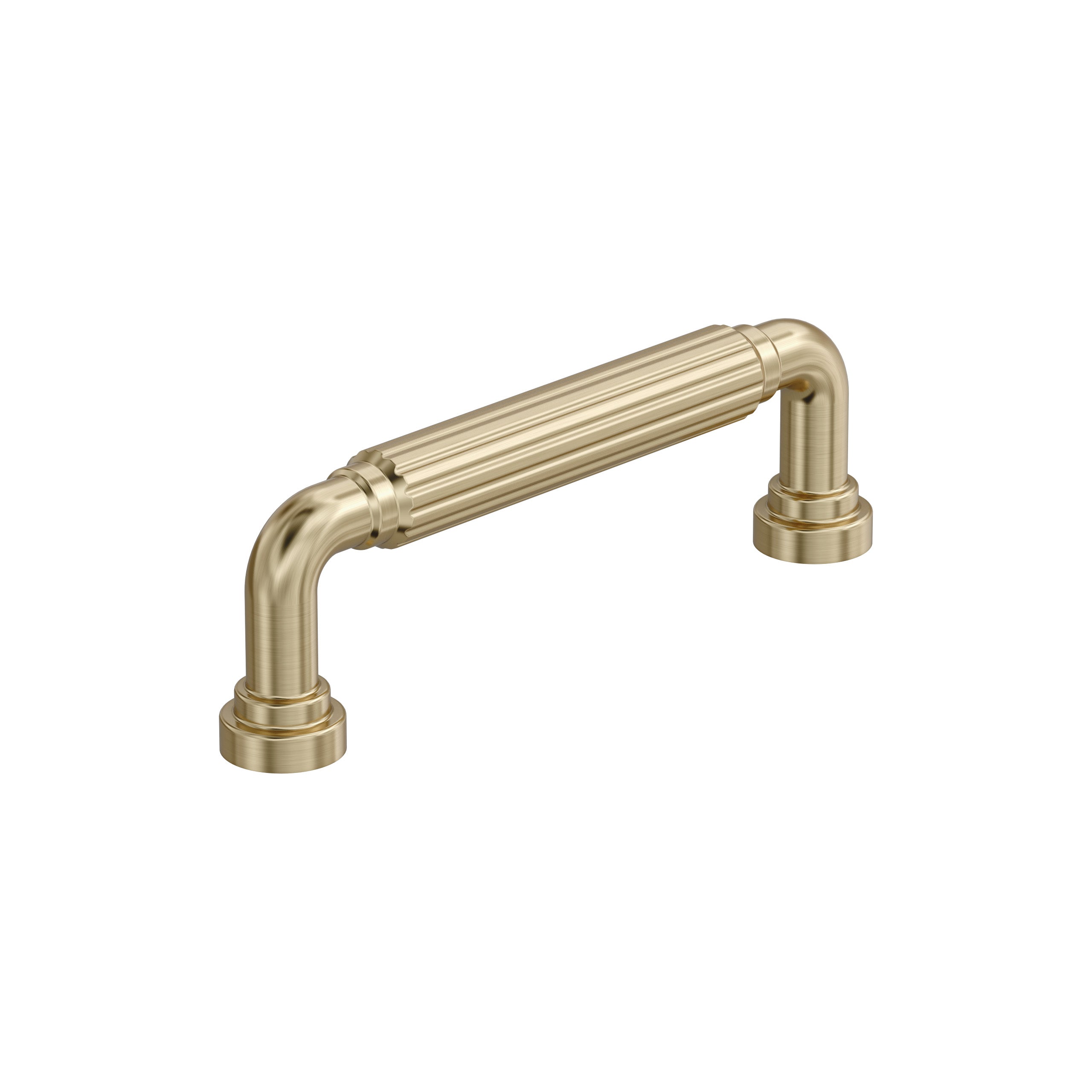 Amerock Cowrie Pull 3-3/4" Center To Center, Golden Champagne