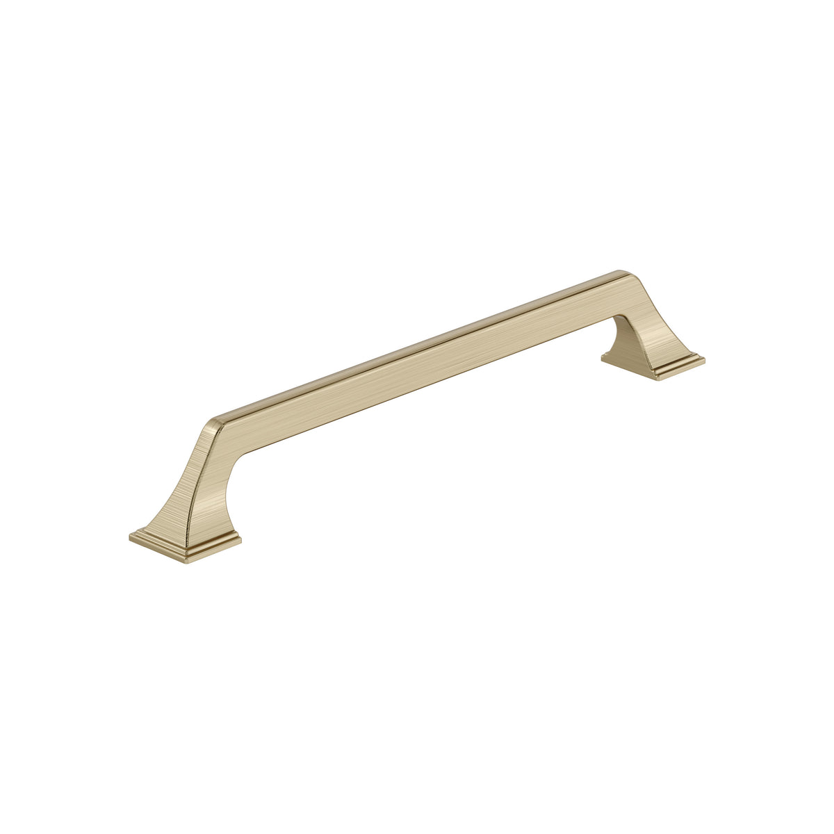 Amerock Exceed Pull Golden Champagne 7-9/16 in. Center-to-Center