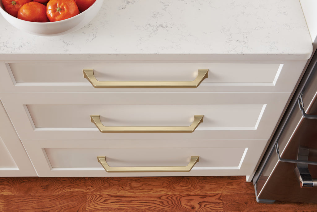 Amerock Exceed Pull  Golden Champagne 10-1/16" Center to Center