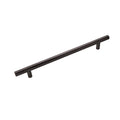 Hickery Hardware BAR PULLS Pull Brushed Black Nickel 192 mm Center to Center
