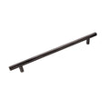 Hickery Hardware BAR PULLS Pull Brushed Black Nickel 224 mm Center to Center
