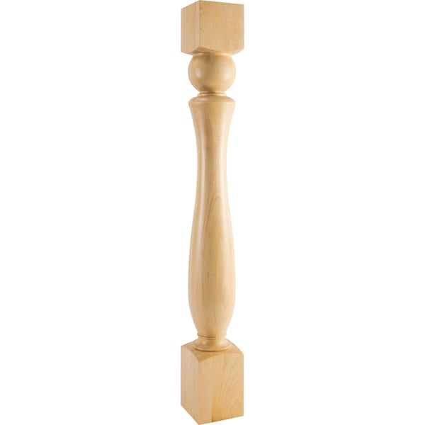 Hardware Resources Sphere Turned Post Hard Maple 42" Length 5" Width